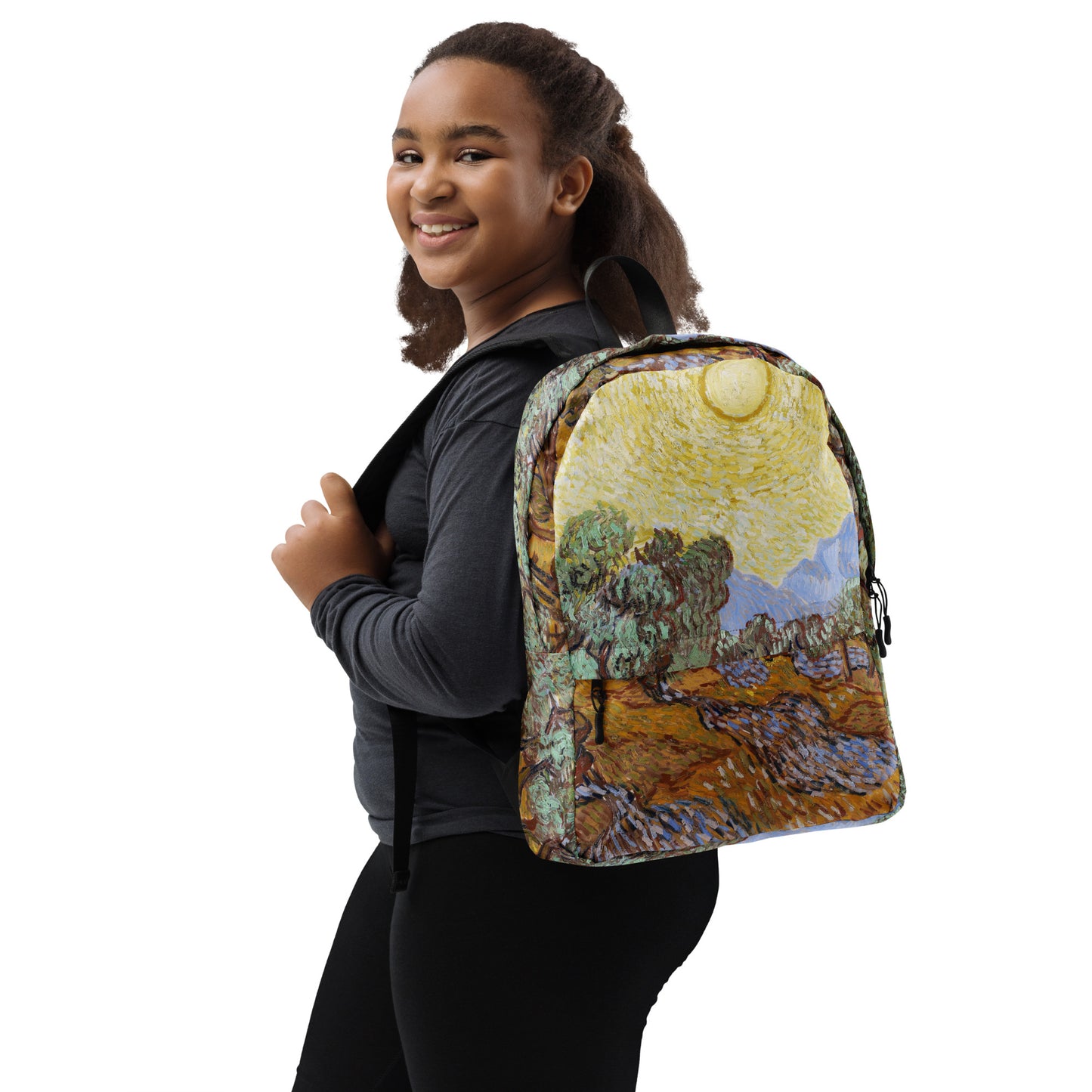 Model 1 - Vincent van Gogh Backpack – Olive Trees in Artistic Harmony