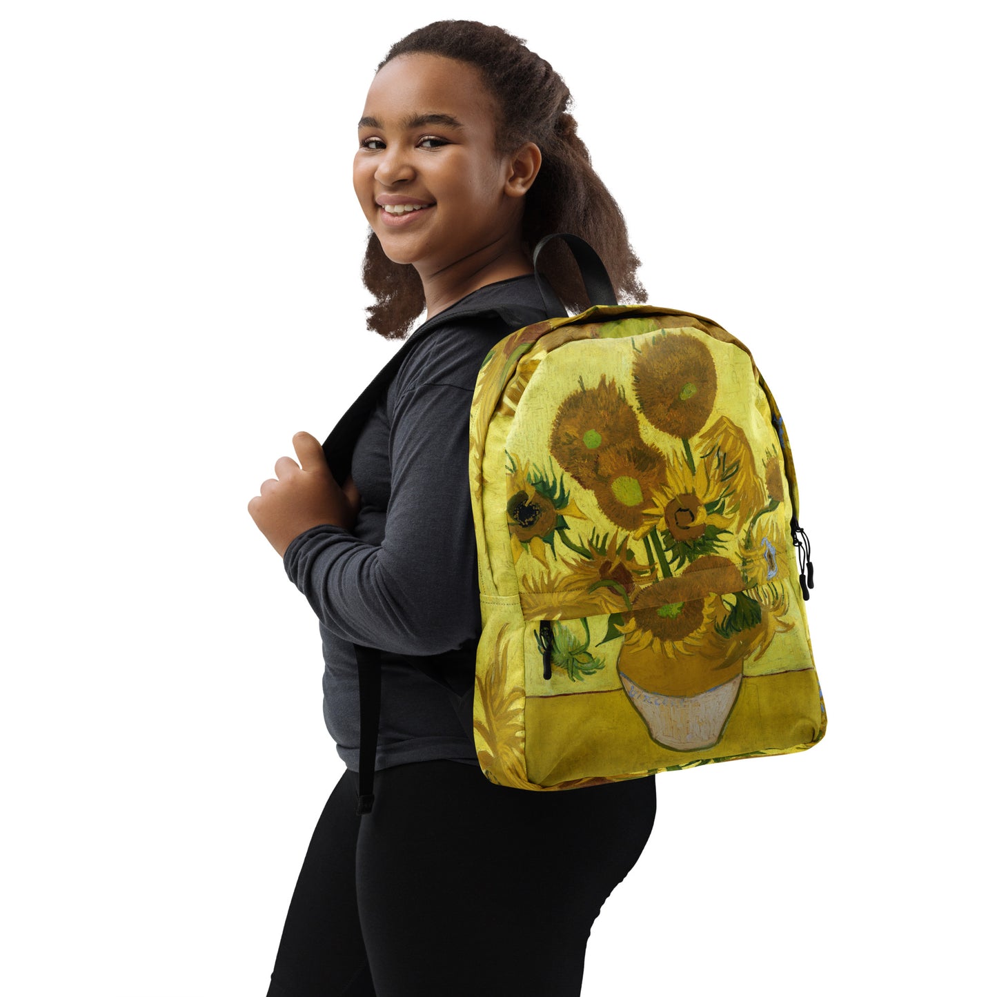 Model 1 - Vincent van Gogh Backpack – Irises in Artistic Bloom