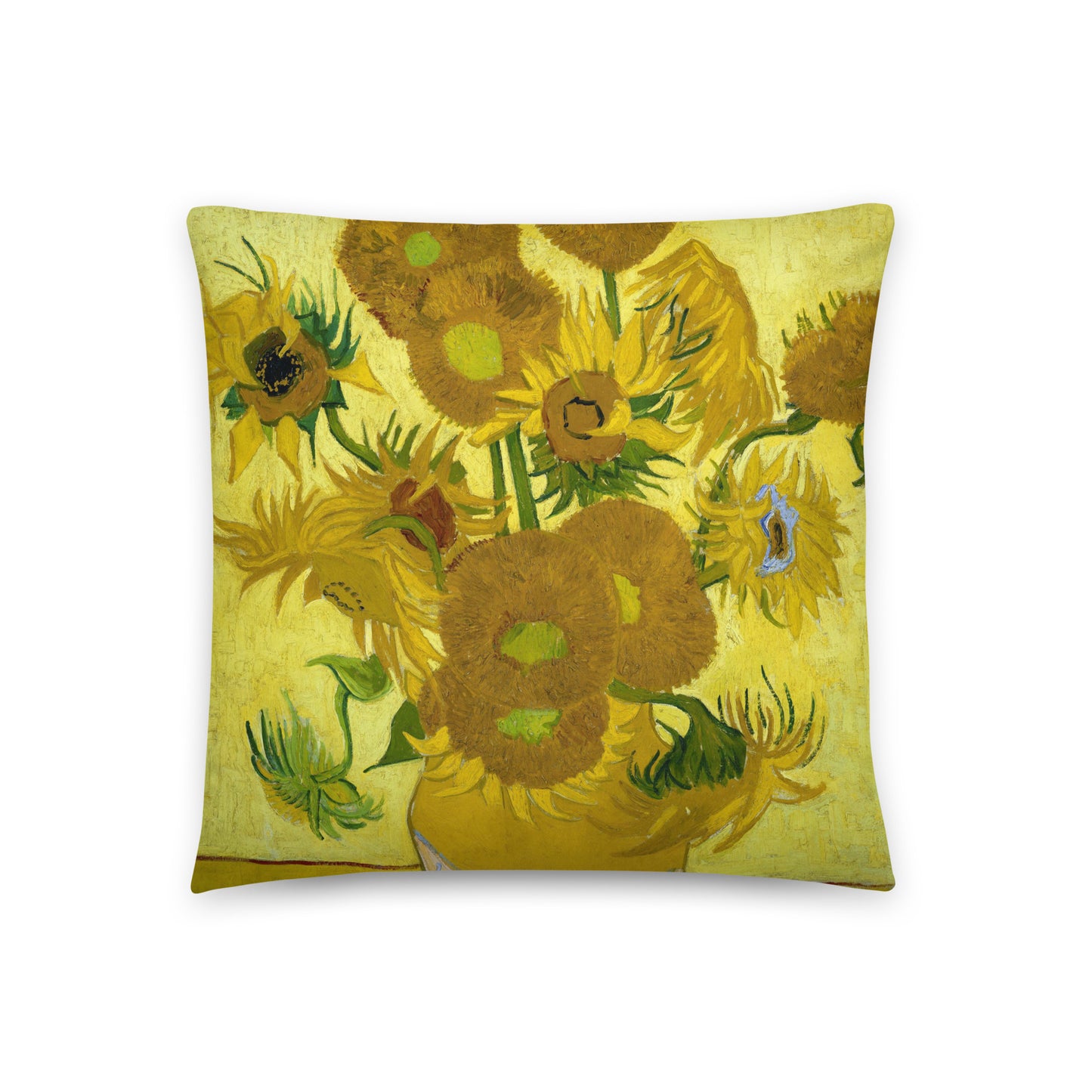 Size 2 - Van Gogh Basic Pillow – Sunflowers for a Radiant Home Accent