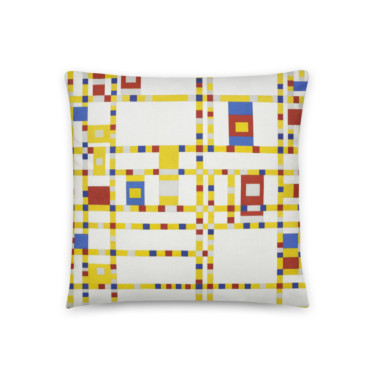 Mondriaan Basic Pillow – Broadway Boogie Woogie Energy