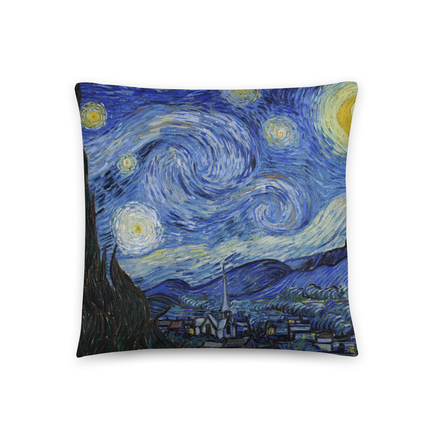 Van Gogh Basic Pillow – Starry Night for Dreamy Home Décor