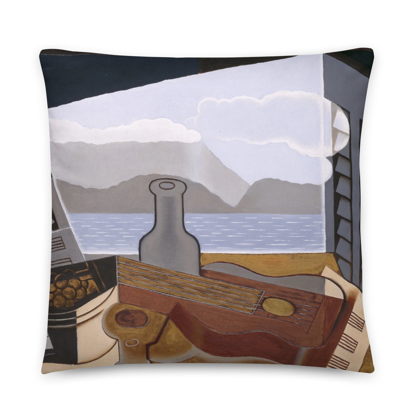 Size 3 - Juan Gris Basic Pillow – The Open Window with a Cubist View