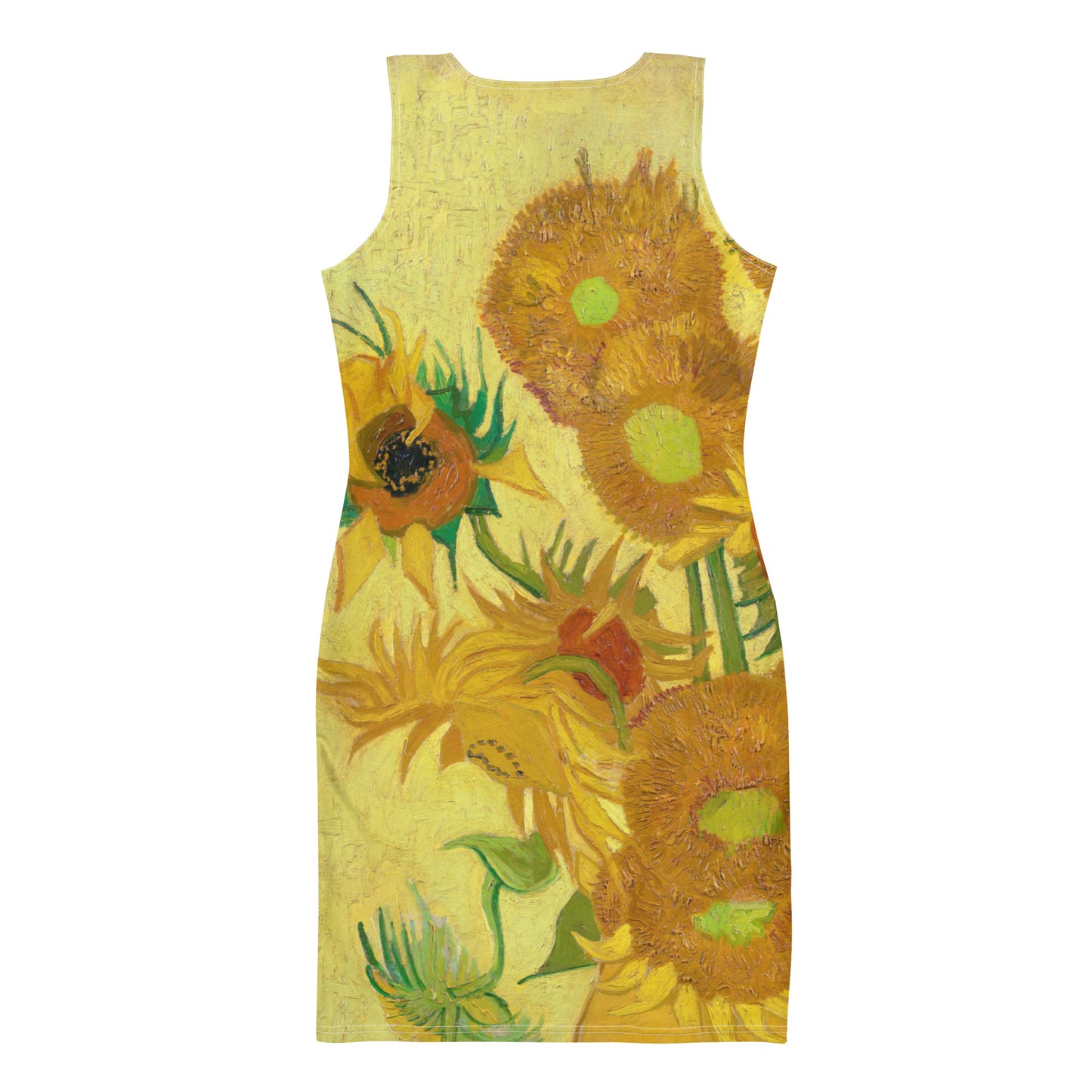 Back - Vincent van Gogh Cut & Sew Dress – Sunlit Blooms in Motion