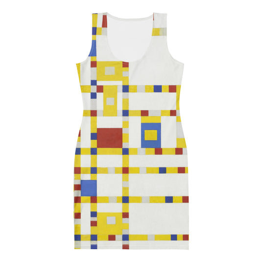 Piet Mondrian Cut & Sew Dress – Victory in Vibrant Motion