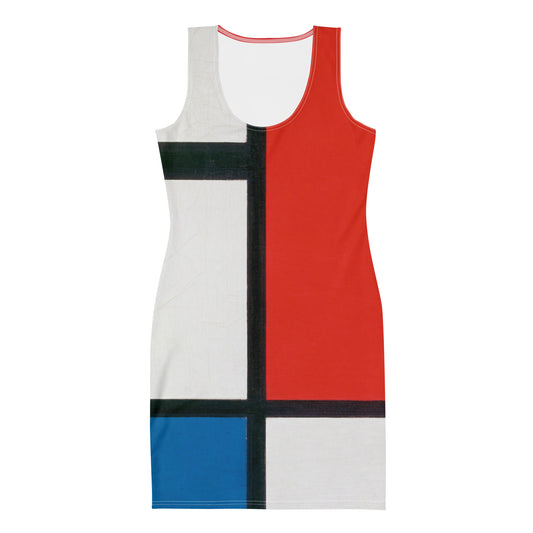 Piet Mondrian Cut & Sew Dress – Geometry of Pure Style