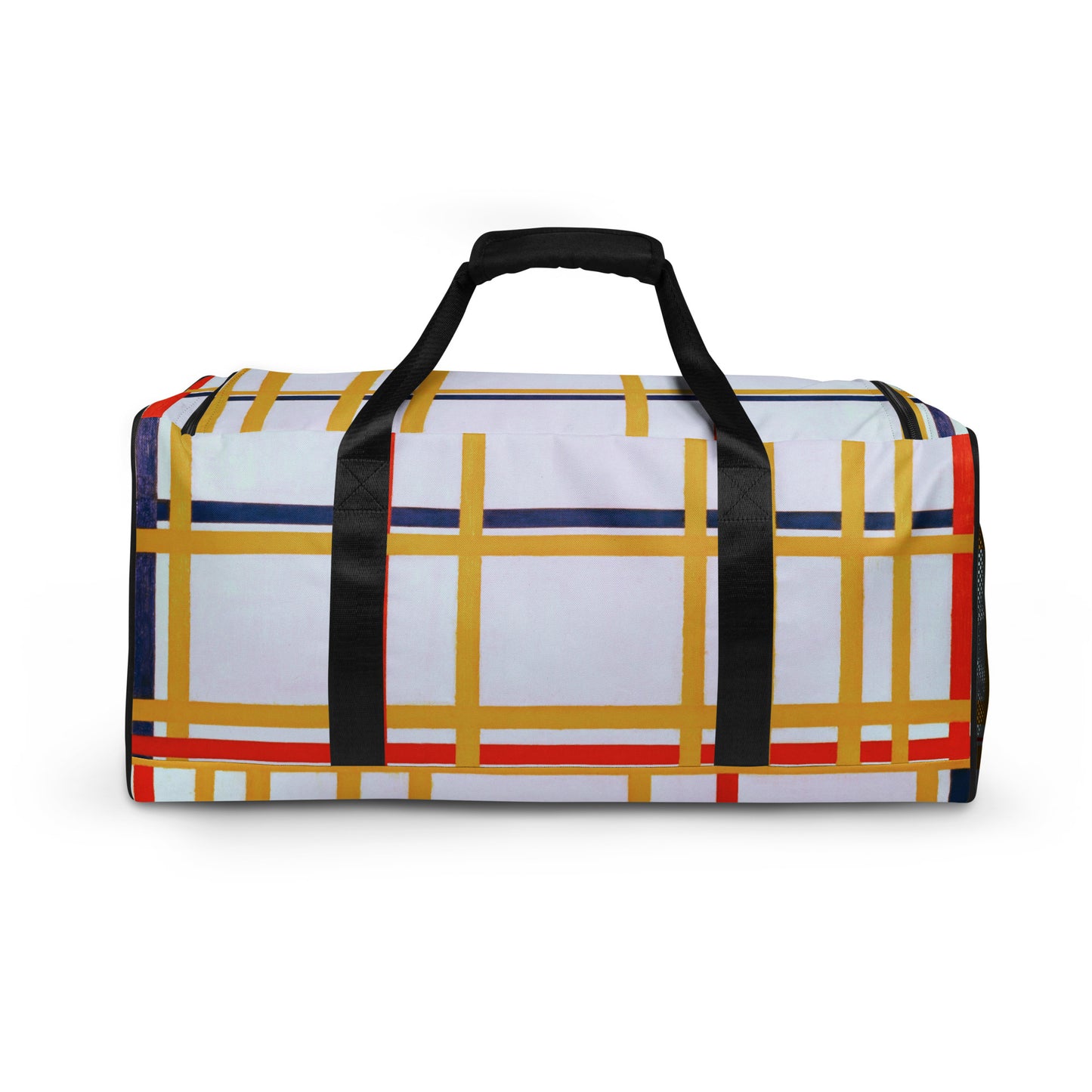 Back - Mondriaan Duffle Bag – New York City Grid Meets Modern Art
