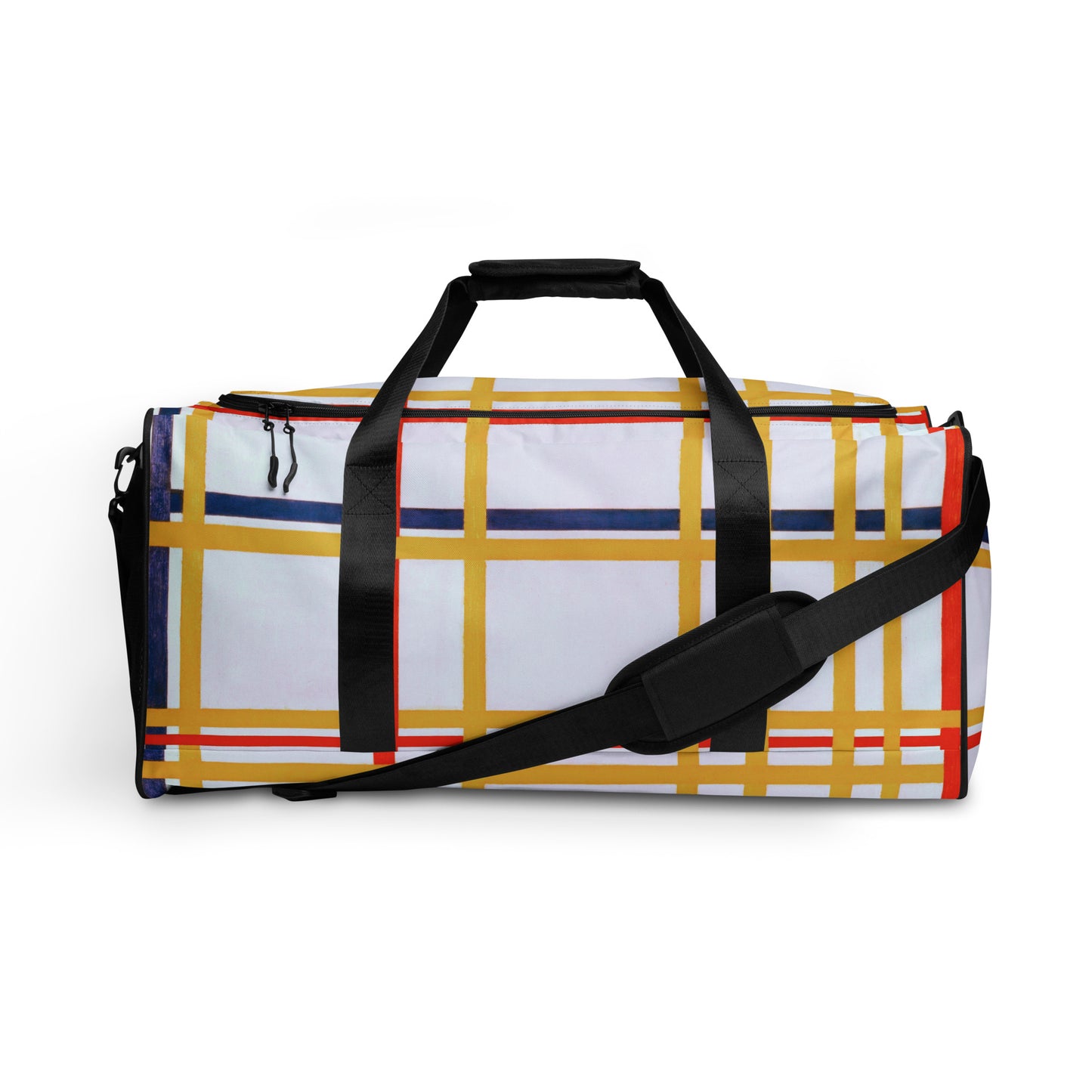 Mondriaan Duffle Bag – New York City Grid Meets Modern Art