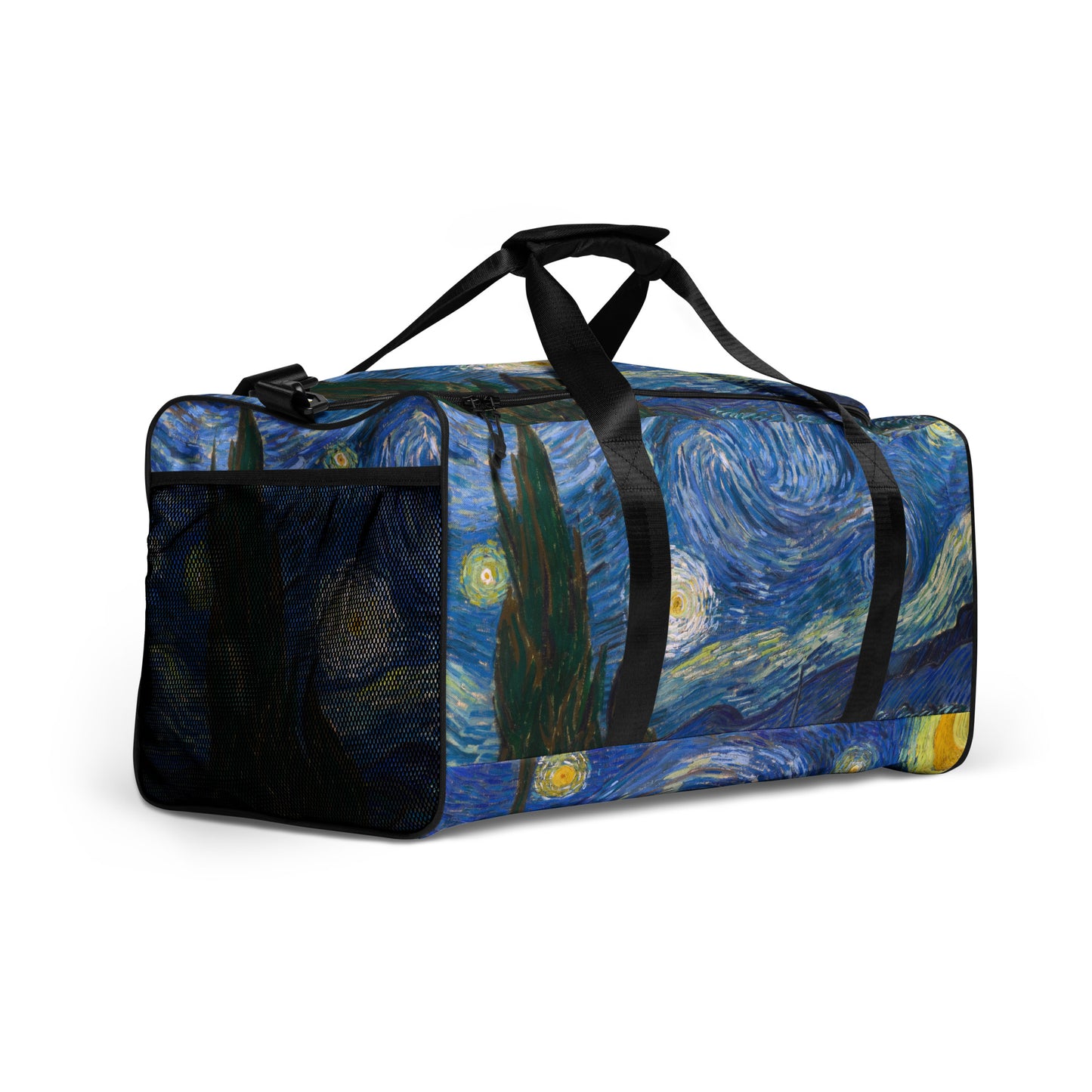 Side 1 - Van Gogh Duffle Bag – Starry Night Style Meets Art Fashion
