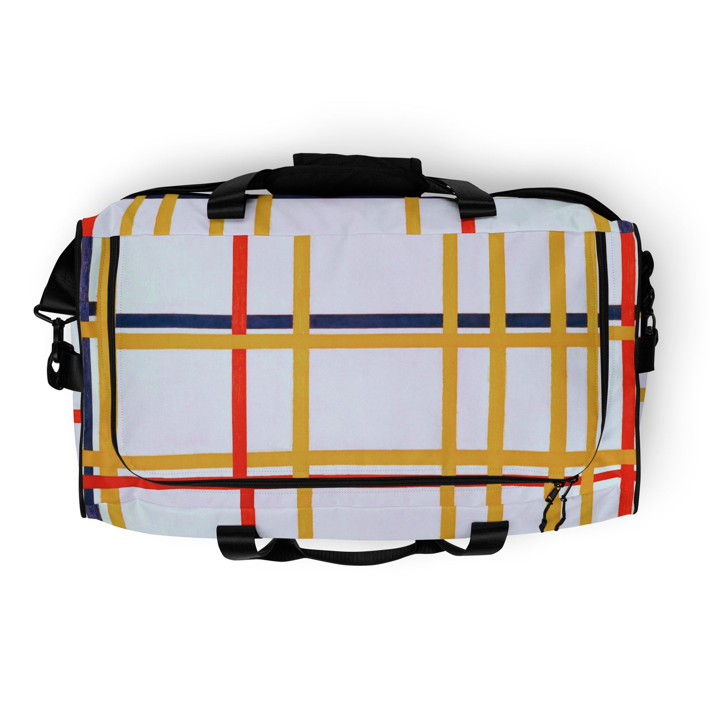 Top - Mondriaan Duffle Bag – New York City Grid Meets Modern Art