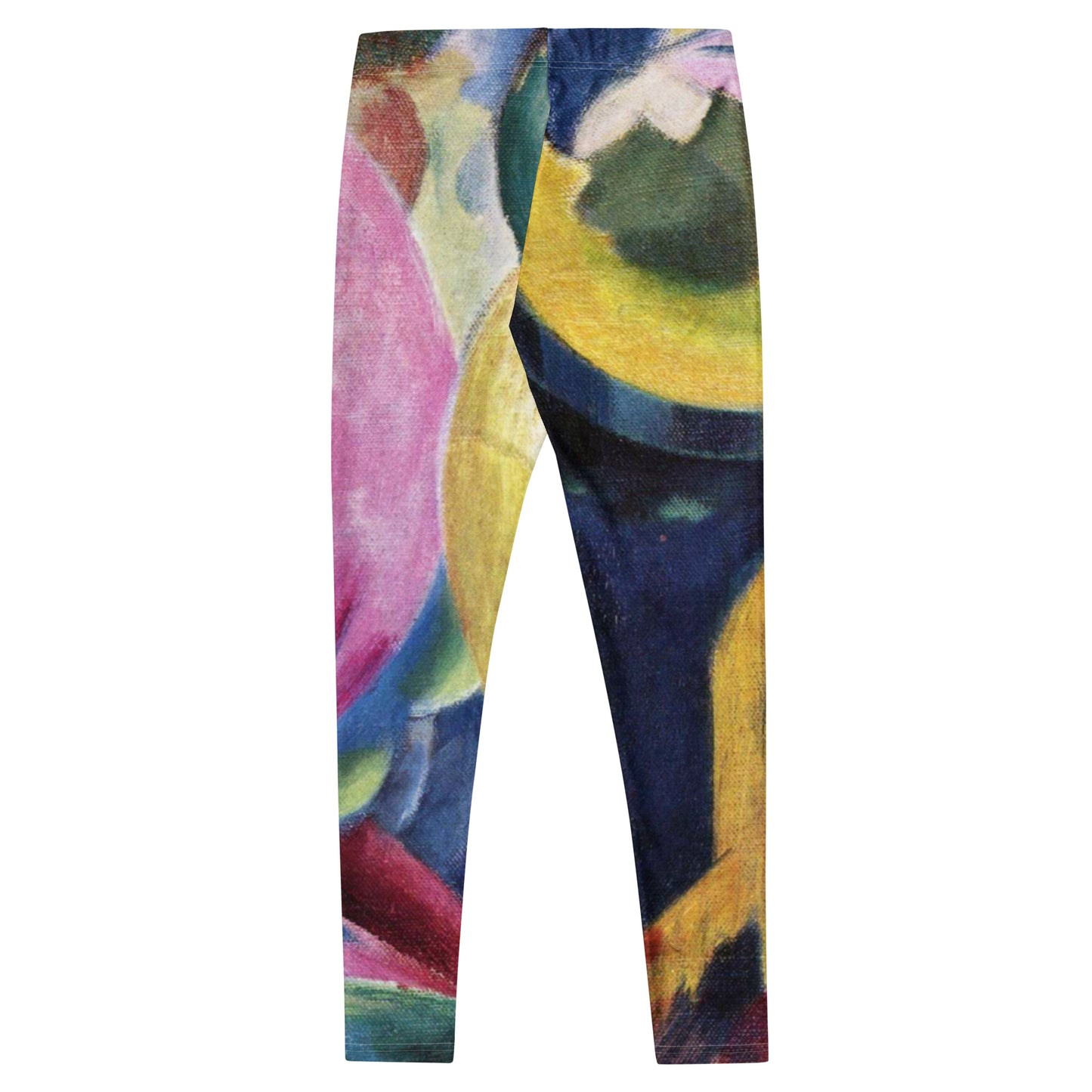 Back - Franz Marc Leggings – Abstract Wildness in Motion