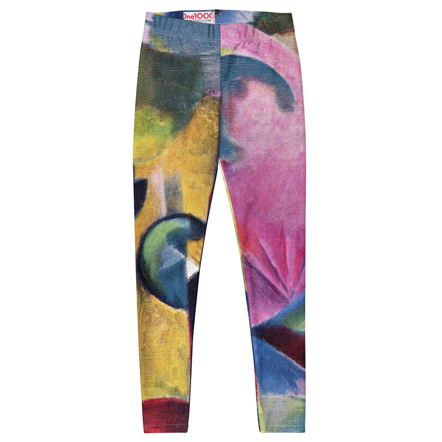 Franz Marc Leggings – Abstract Wildness in Motion