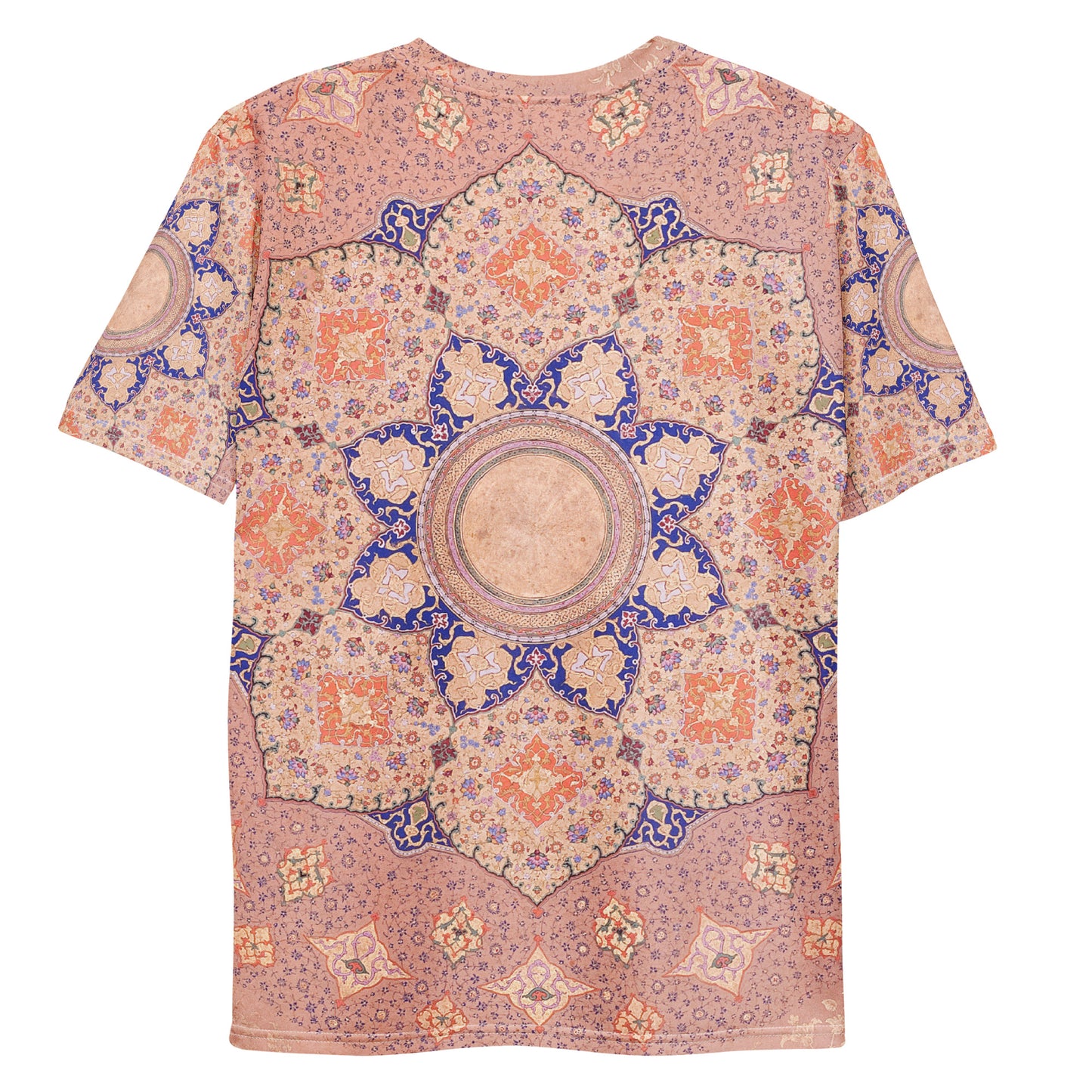Back - Islamic Art Men's T-Shirt – Geometric Harmony in Motion