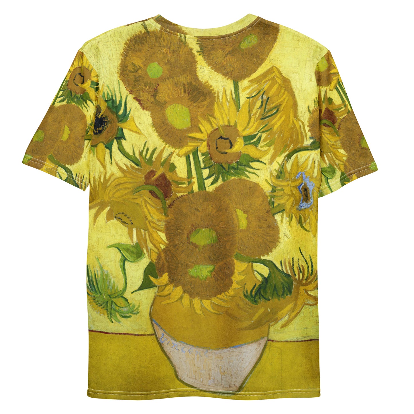 Back - Vincent van Gogh Men's T-Shirt – Radiant Sunflowers in Motion