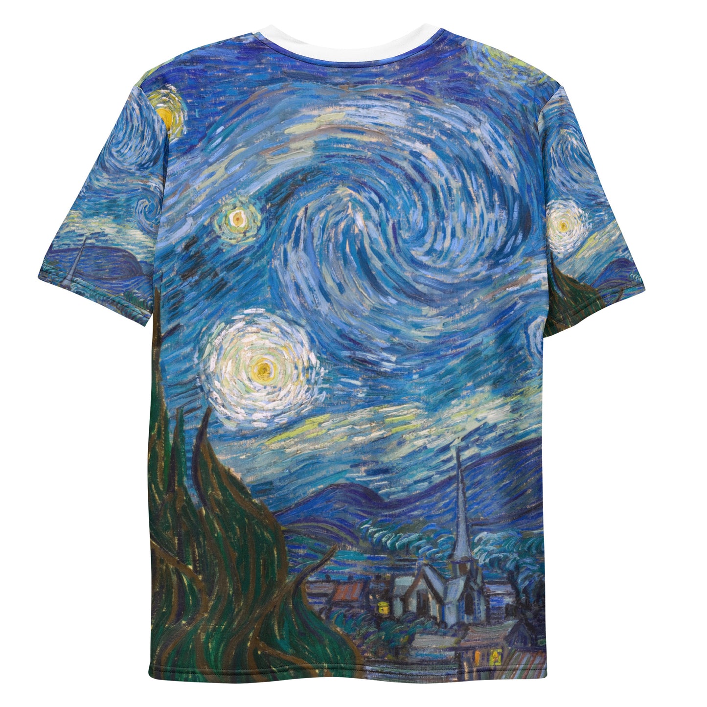 Back - Vincent van Gogh Men's T-Shirt – Starry Night Reimagined