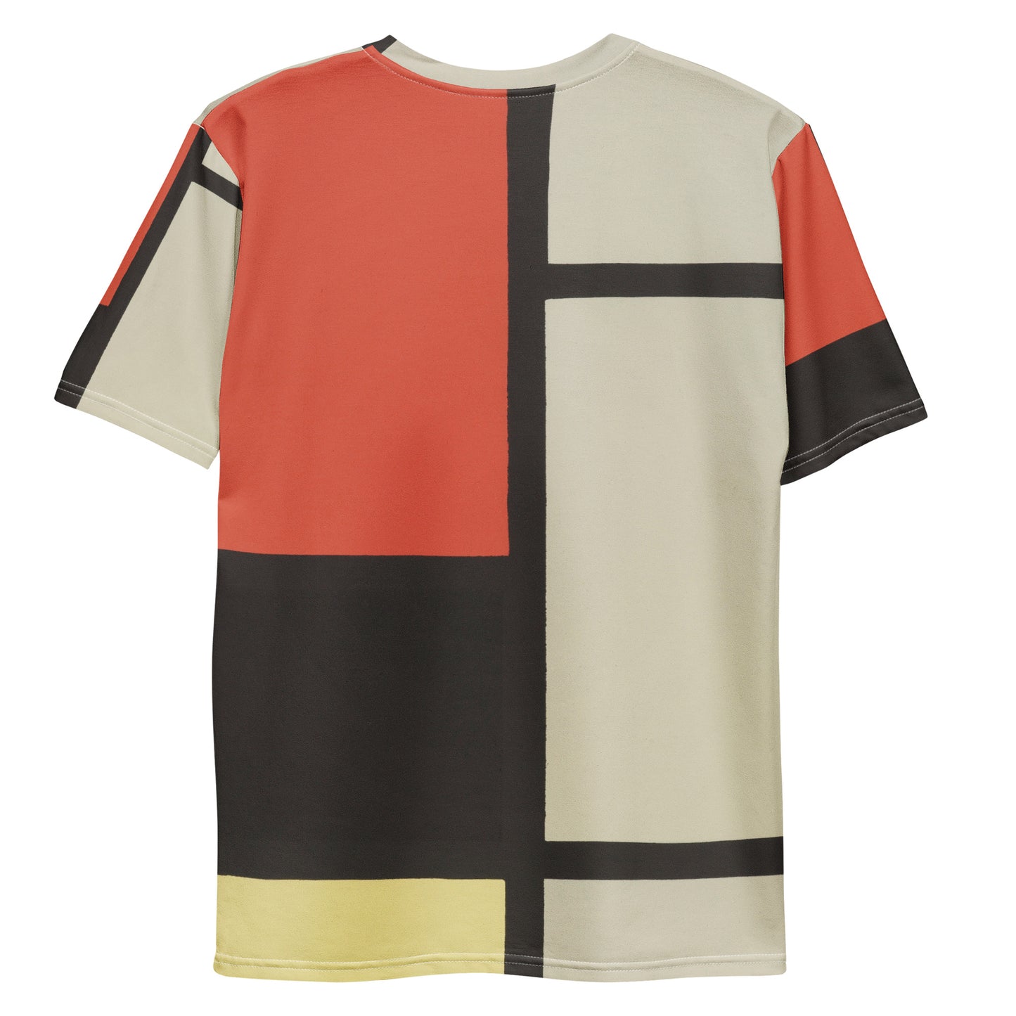 Back - Piet Mondrian Men's T-Shirt – Composition in Motion
