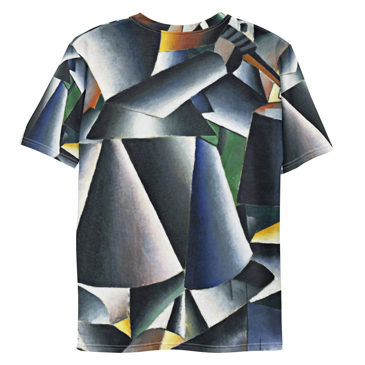 Back - Kazimir Malevich Men's T-Shirt – Suprematist Geometry in Motion