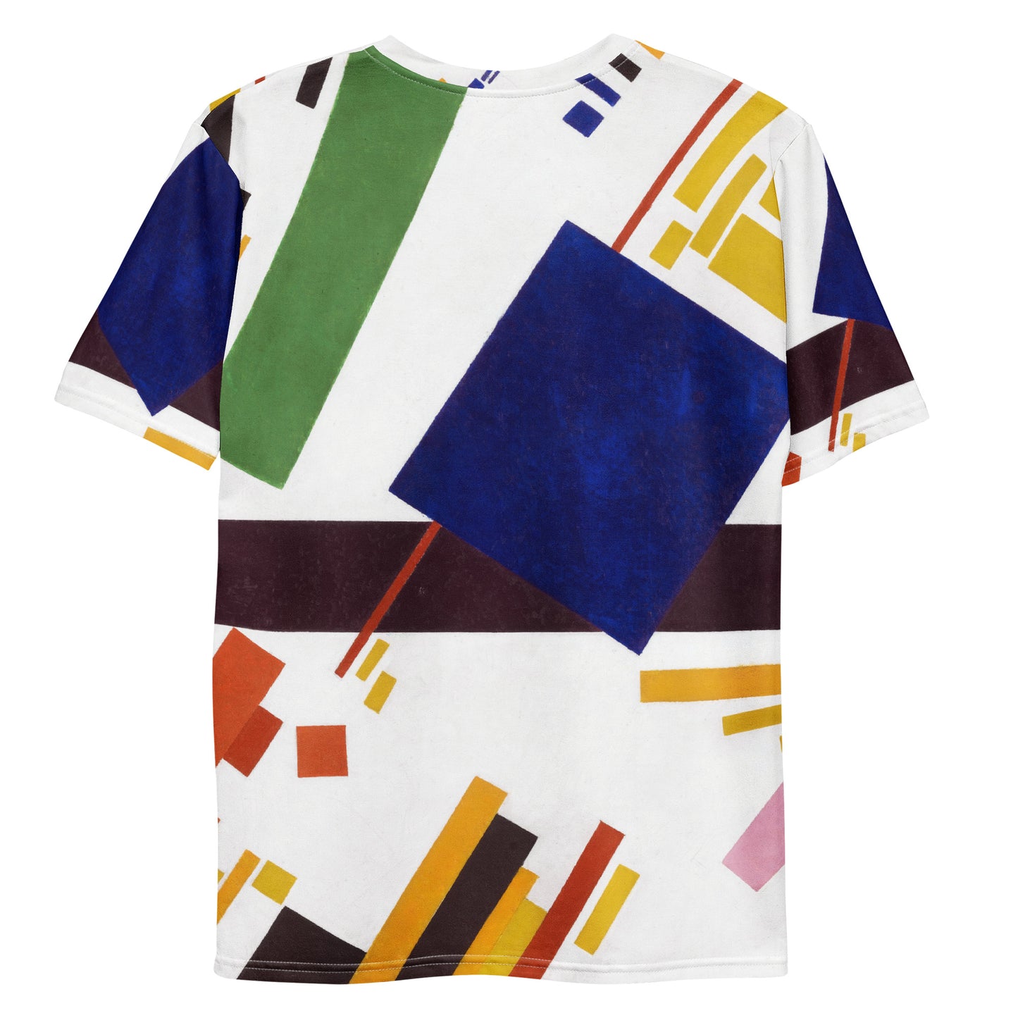 Back - Kazimir Malevich Men's T-Shirt – Dynamic Suprematist Composition