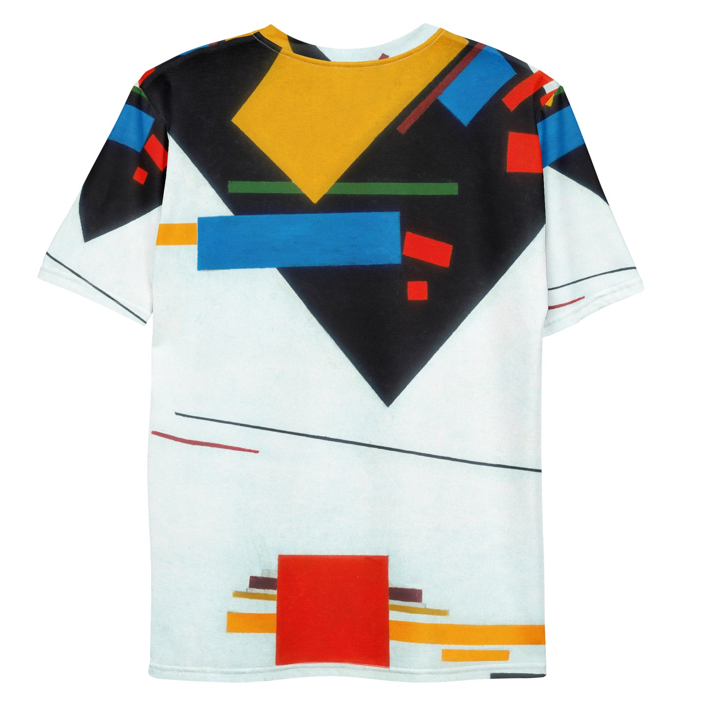 Back - Kazimir Malevich Men's T-Shirt – Abstract Forces Aligned