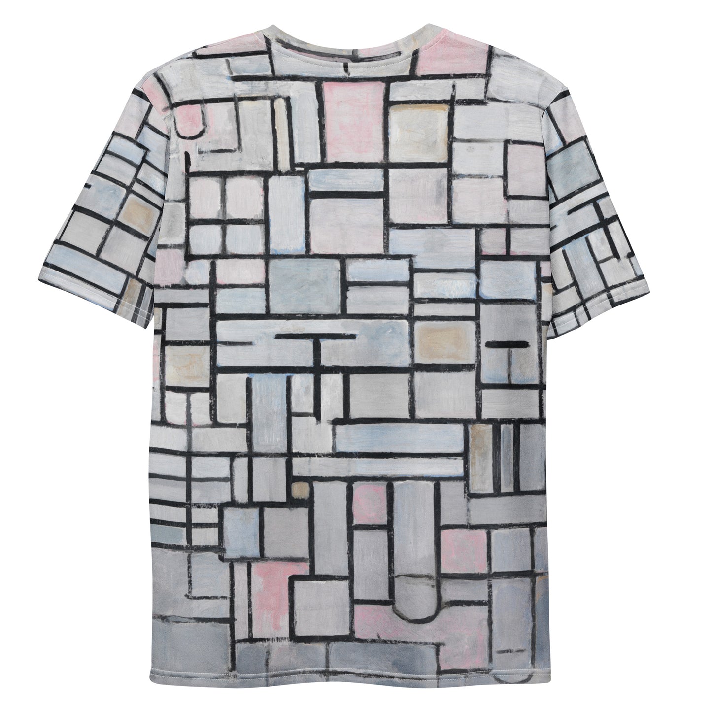 Back - Piet Mondrian Men's T-Shirt – Broadway Rhythm Reimagined