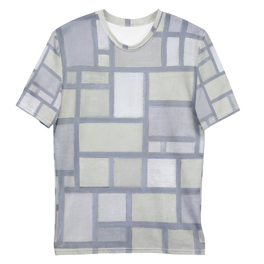 Piet Mondrian Men's T-Shirt – Bright Composition in Motion