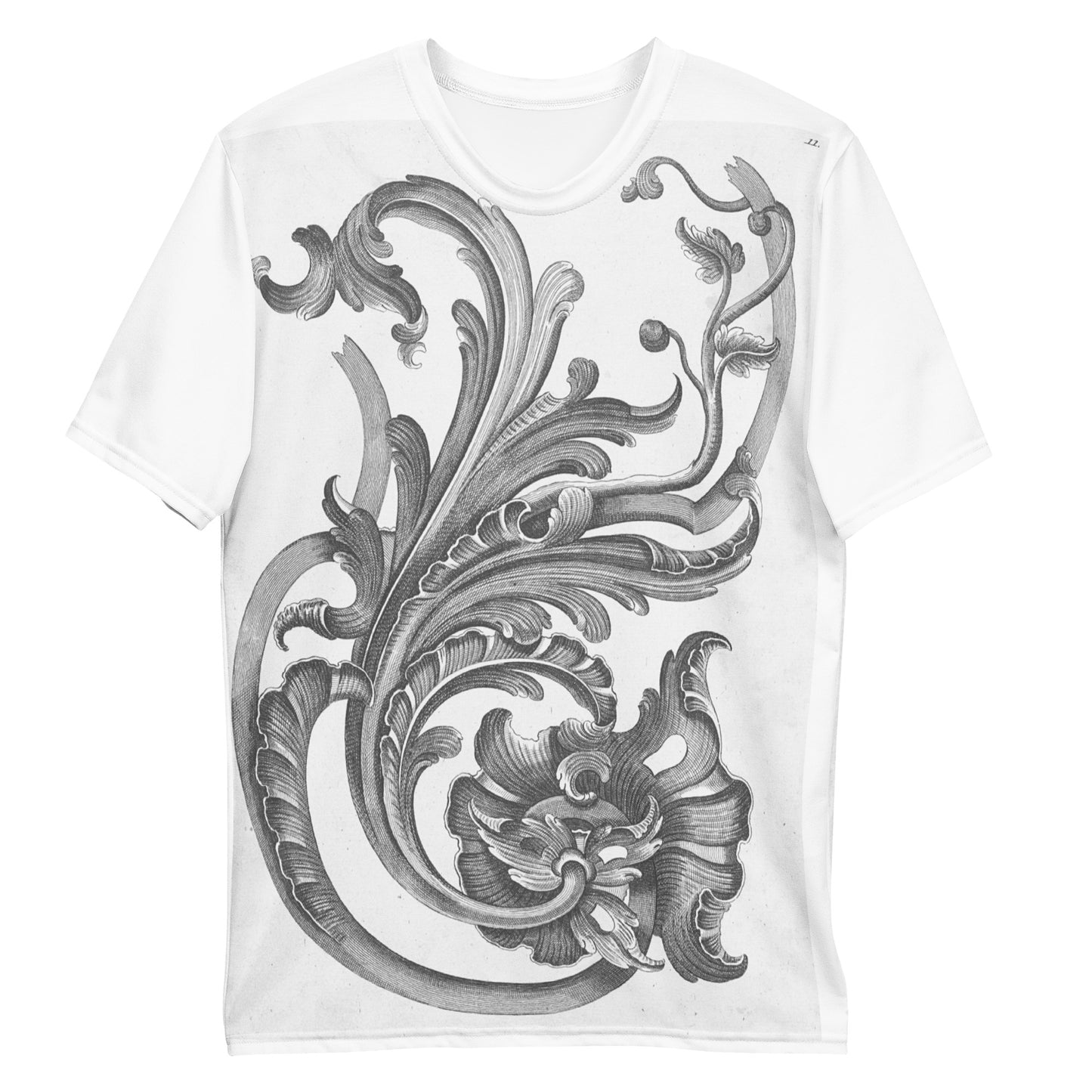 Men's T-Shirt – Floral Ironwork in Motion