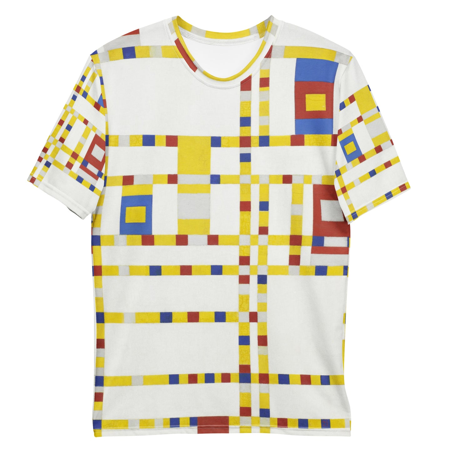 Piet Mondrian Men's T-Shirt – Primary Balance Unleashed