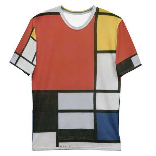 Piet Mondrian Men's T-Shirt – Primary Structure Refined