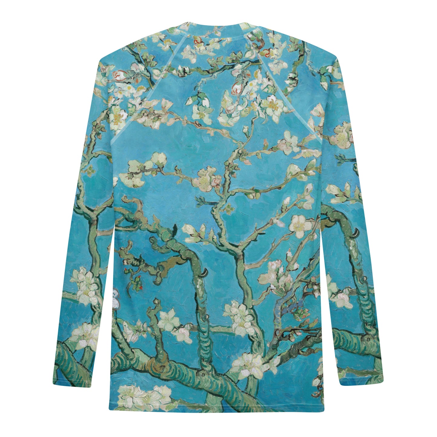 Back - Vincent van Gogh Men’s Rash Guard – Almond Blossom Tranquility