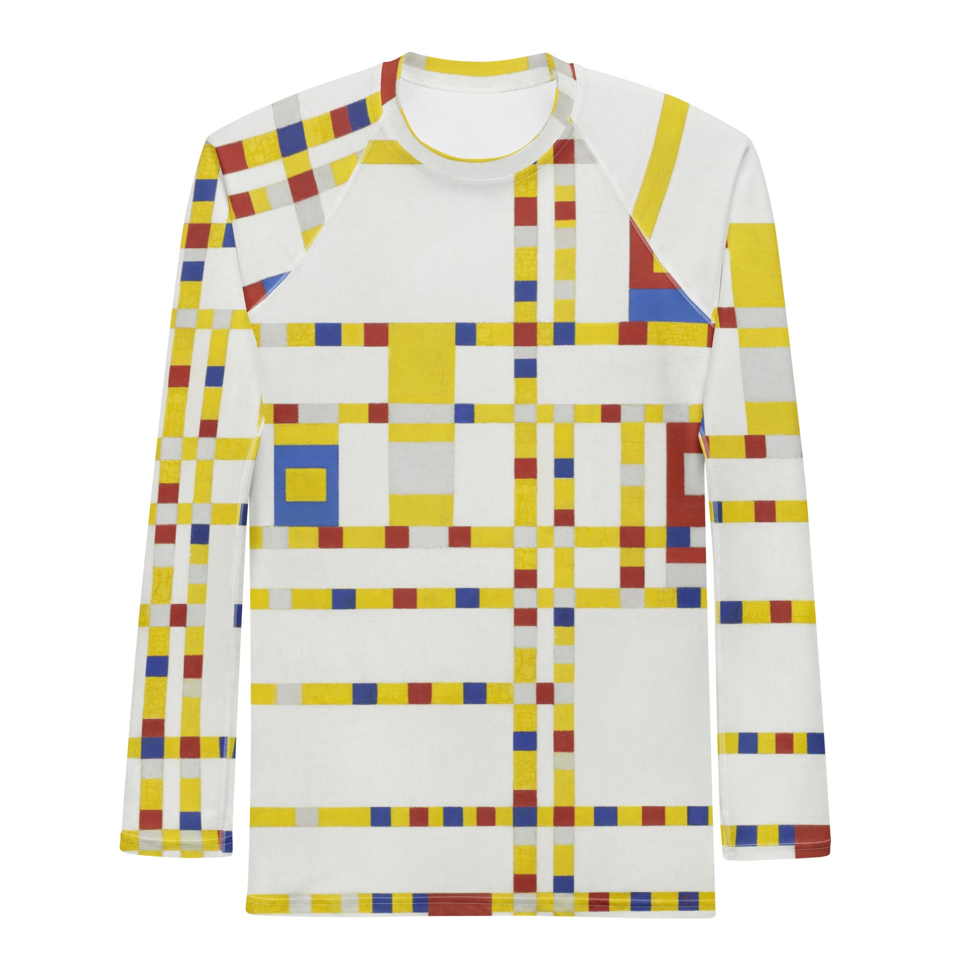 Mondriaan Men’s Rash Guard – Broadway Boogie Woogie Rhythm