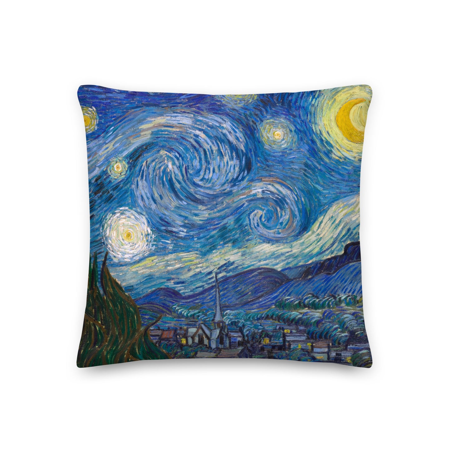 Size 3 - Vincent van Gogh Premium Pillow – Starry Night for Artistic Living