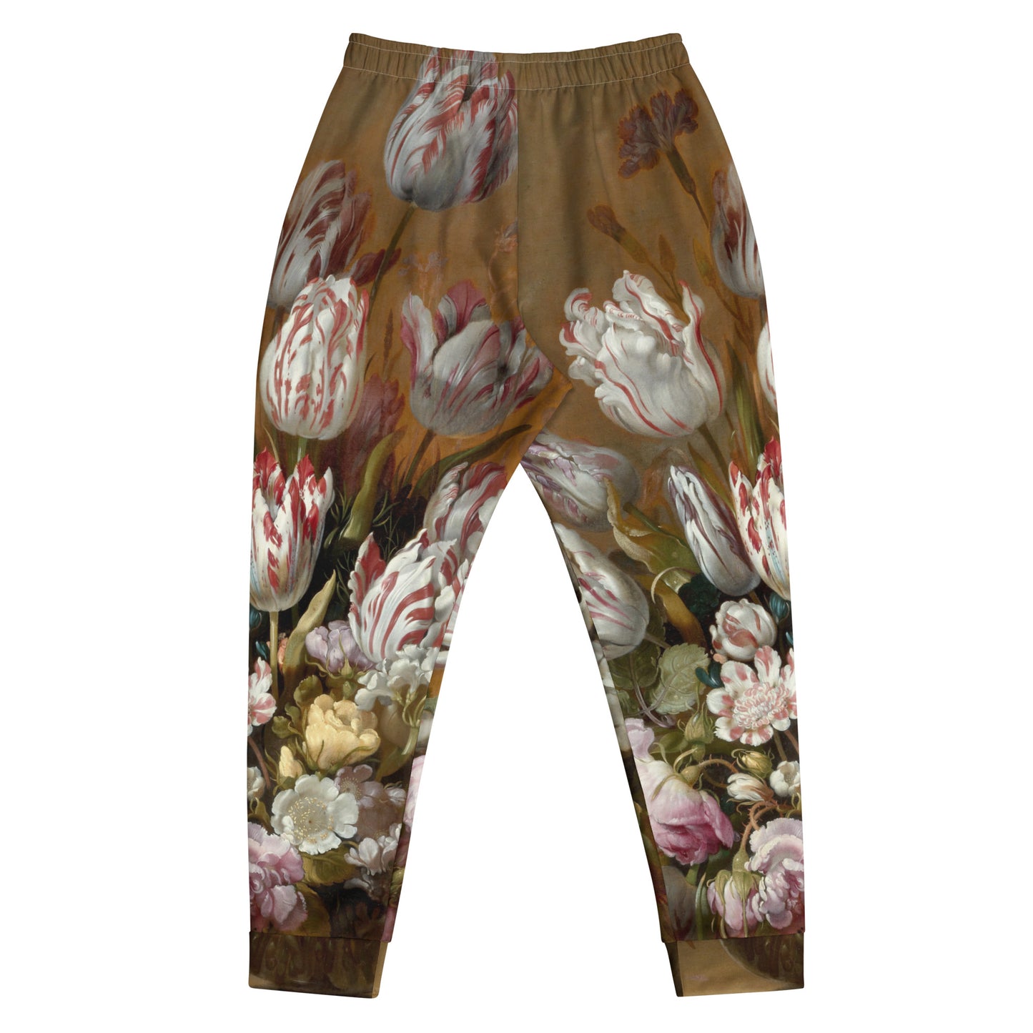 Back - Hans Bollongier Men’s Joggers – Still Life with Floral Detail