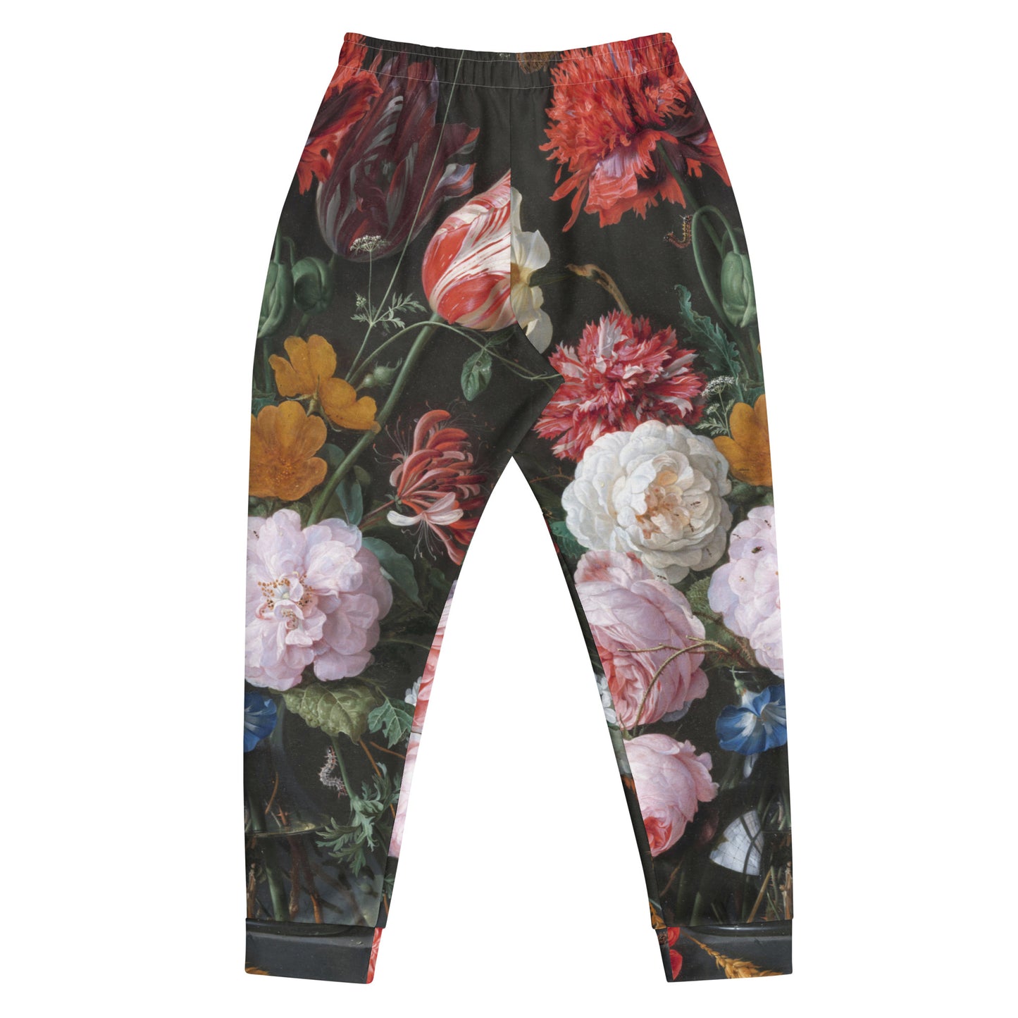 Back - Jan Davidsz de Heem Men’s Joggers – Flowers in a Vase Elegance