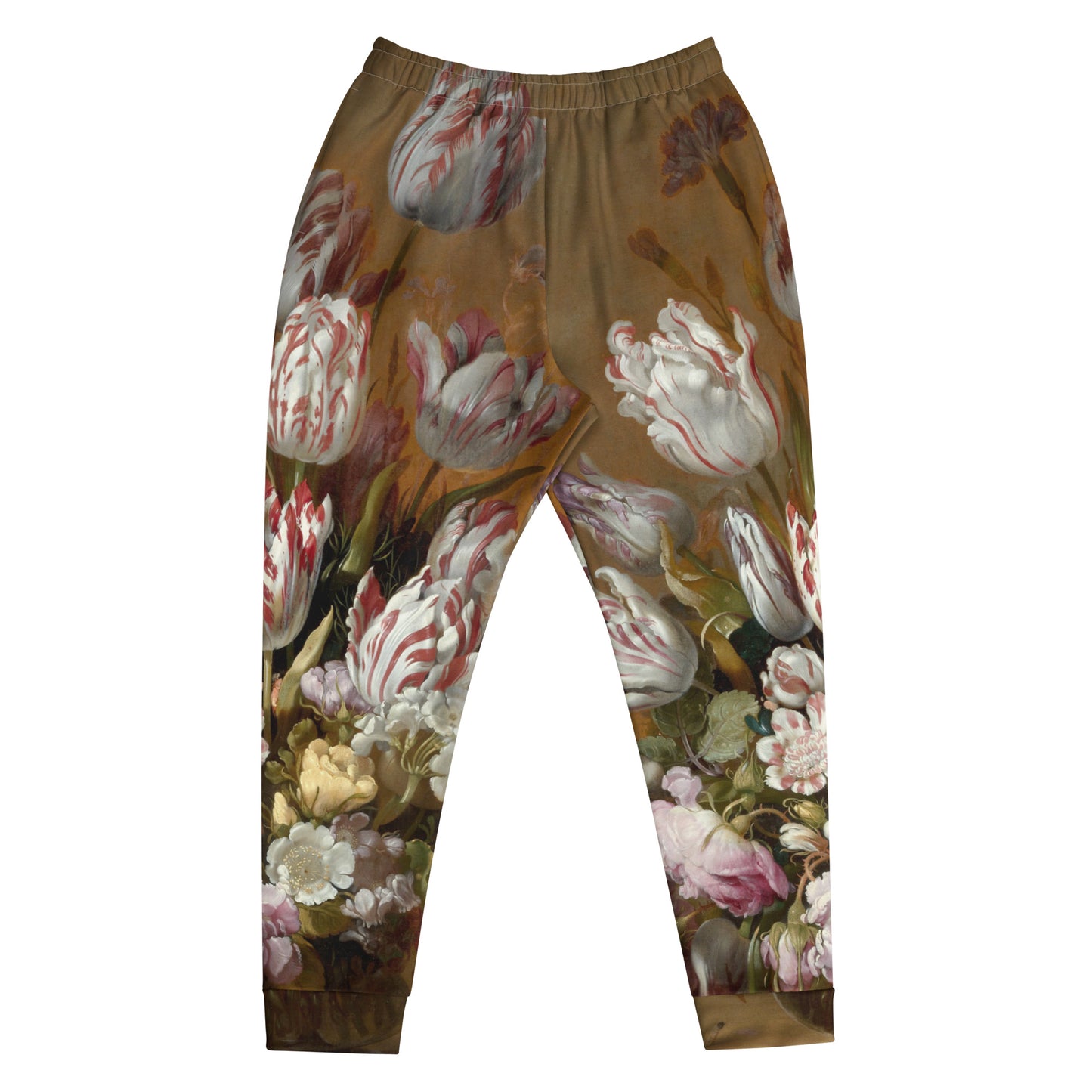 Hans Bollongier Men’s Joggers – Still Life with Floral Detail