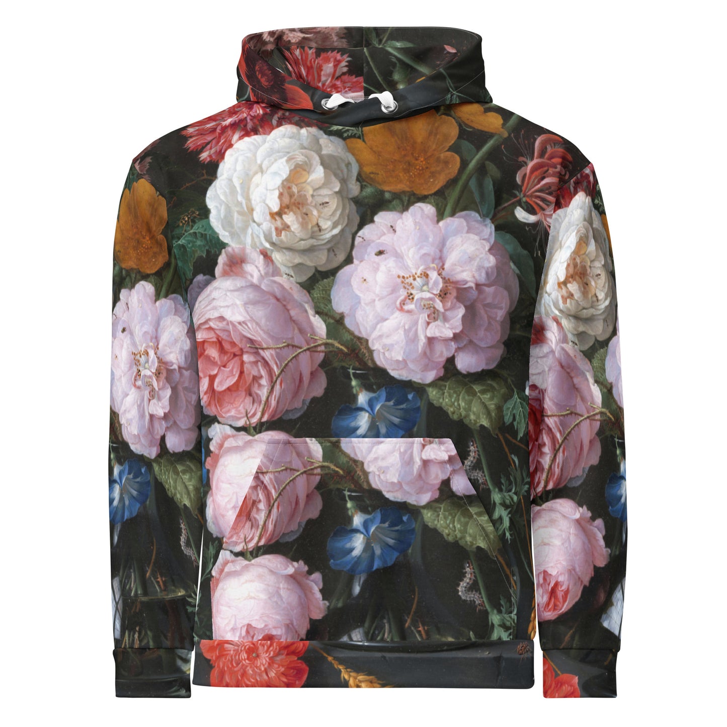 De Heem Vase Unisex Hoodie – Classic Dutch Art in Modern Fashion