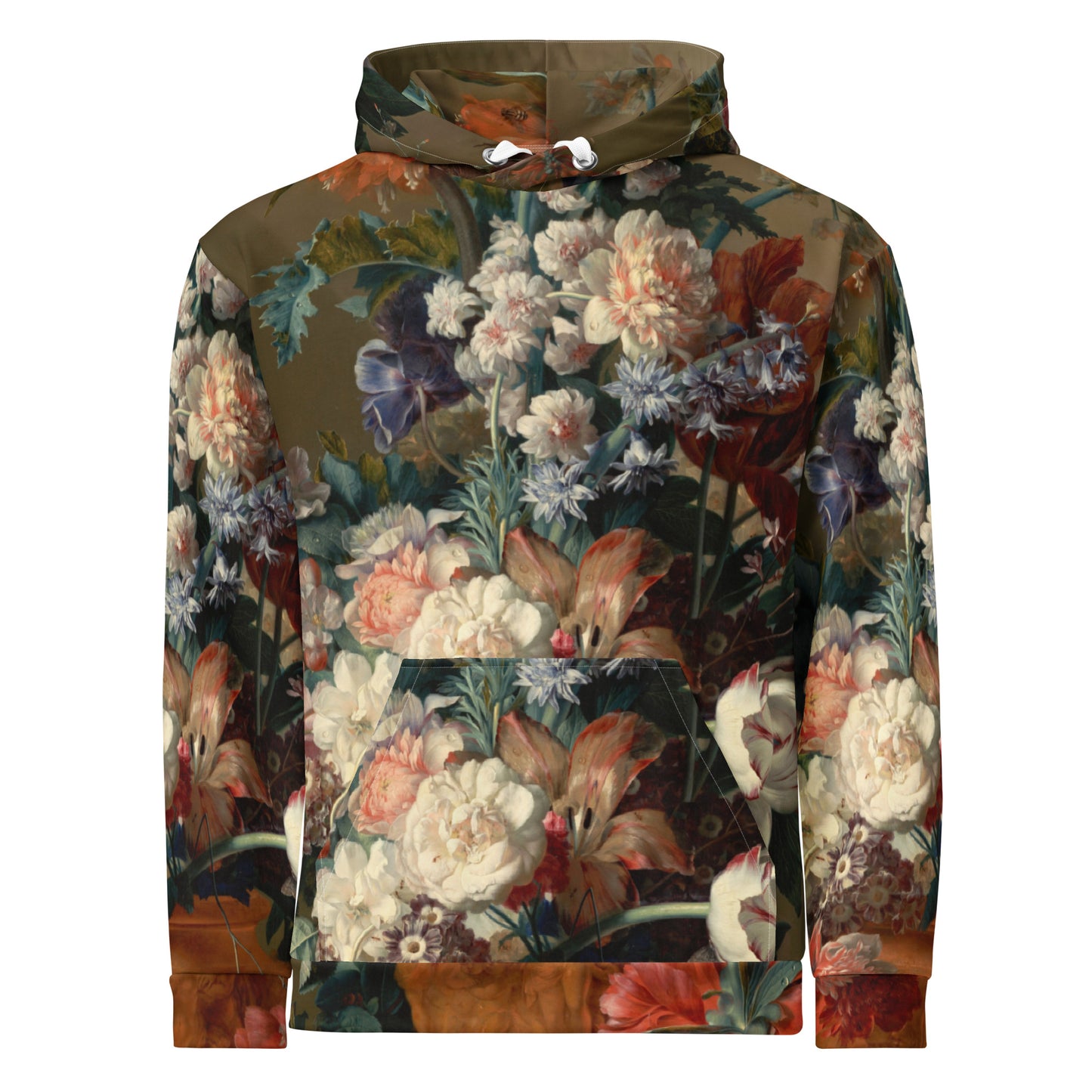 Van Huysum Flowers Unisex Hoodie – Timeless Floral Art Reimagined