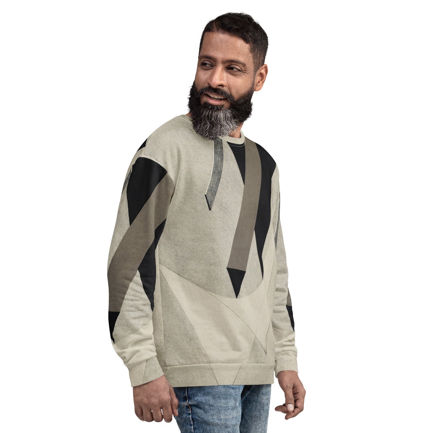 Model 2 - Lissitzky Composition Unisex Sweatshirt – Geometric Art Meets Streetwear