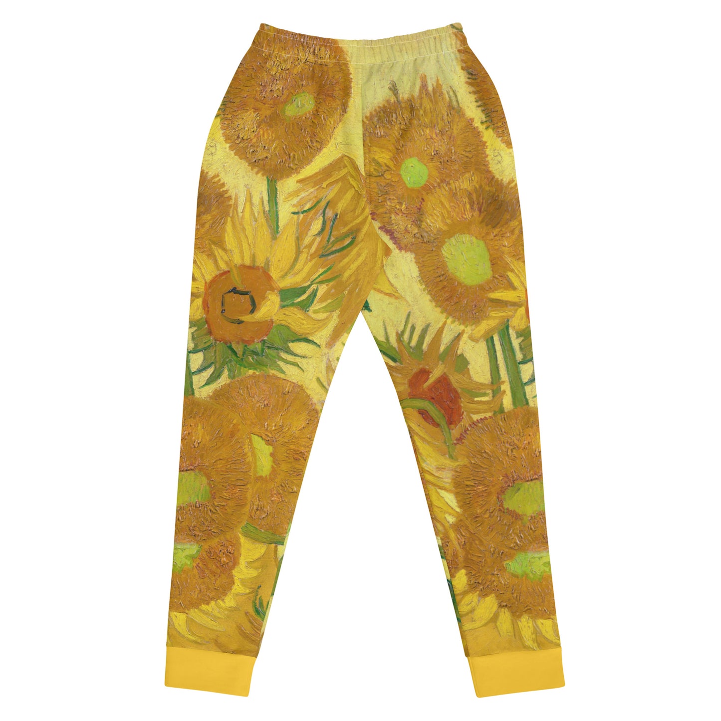 Back - Vincent van Gogh Women’s Joggers – Sunflowers in a Vase Print