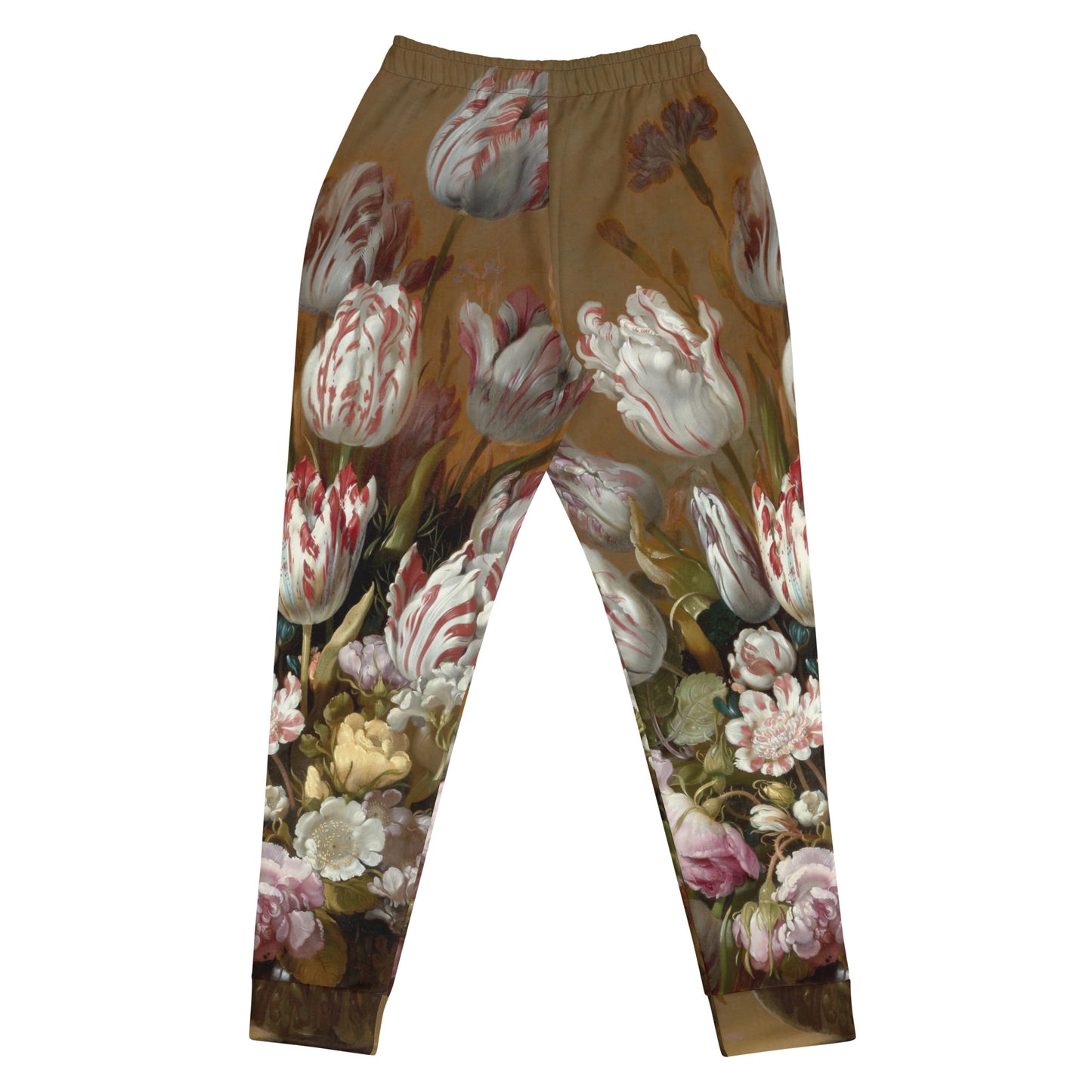 Back - Hans Bollongier Women’s Joggers – Floral Elegance in Motion