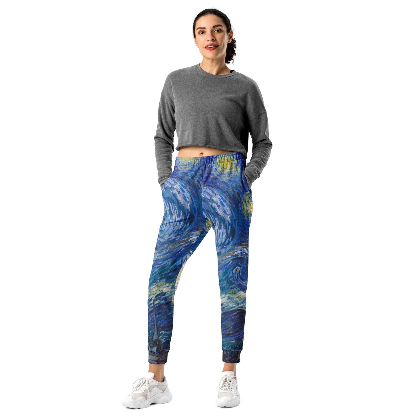 Model - Vincent van Gogh Women’s Joggers – Starry Night in Every Step