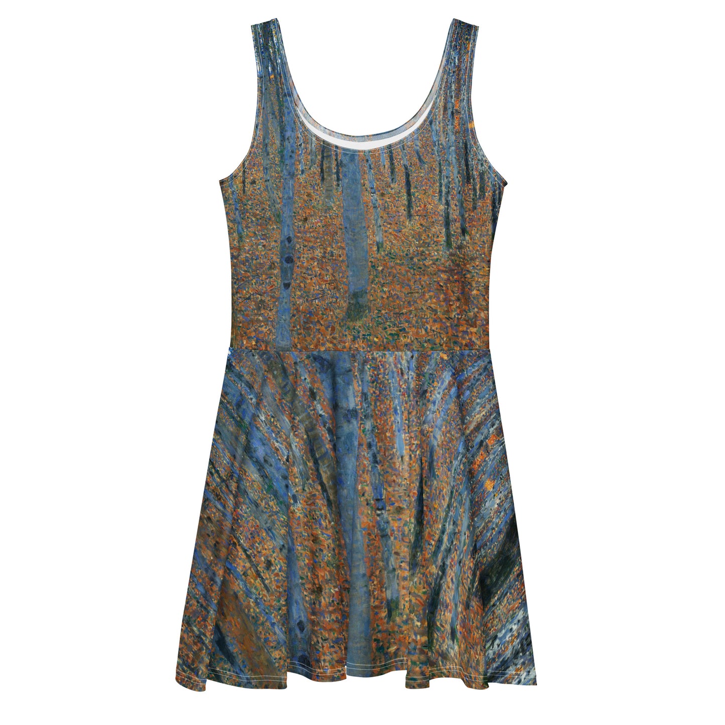 Klimt Beech Grove Skater Dress – Forest Elegance in Motion