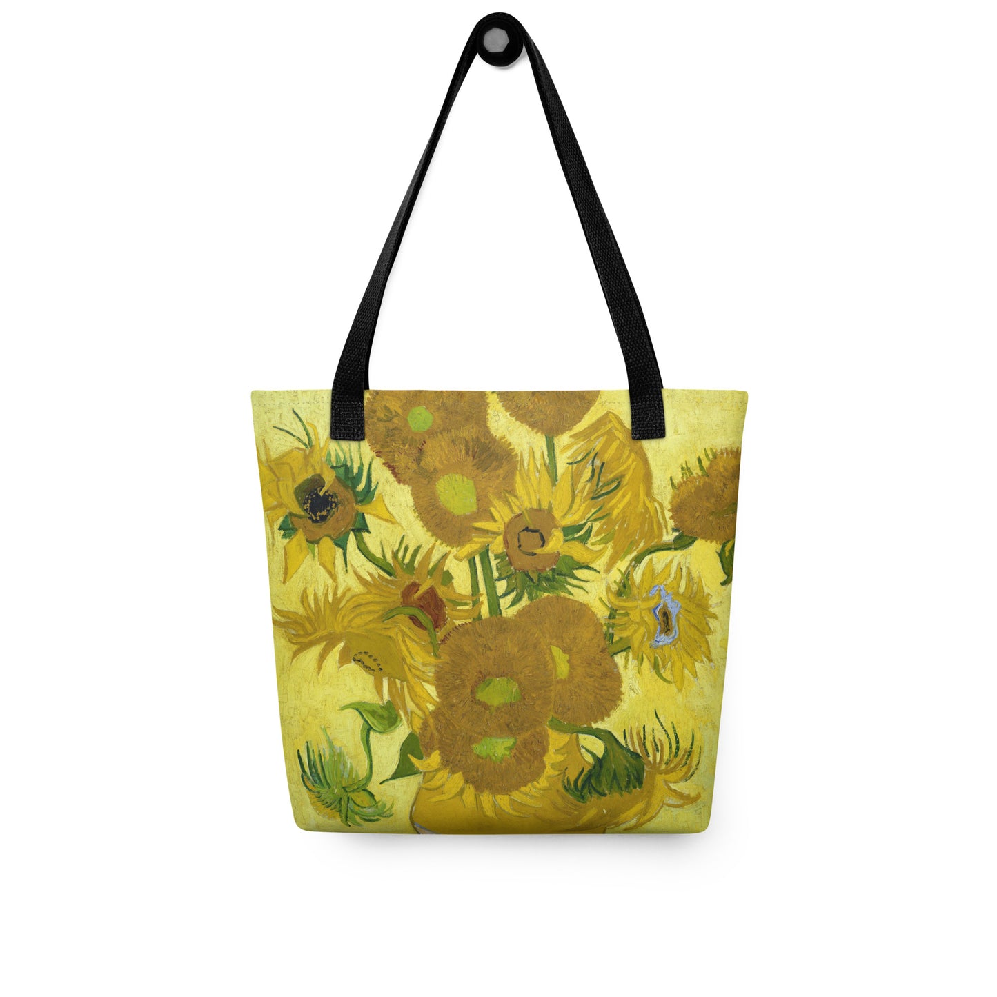 Black - Van Gogh Sunflowers Tote Bag – Bright, Timeless, Unmistakably Iconic