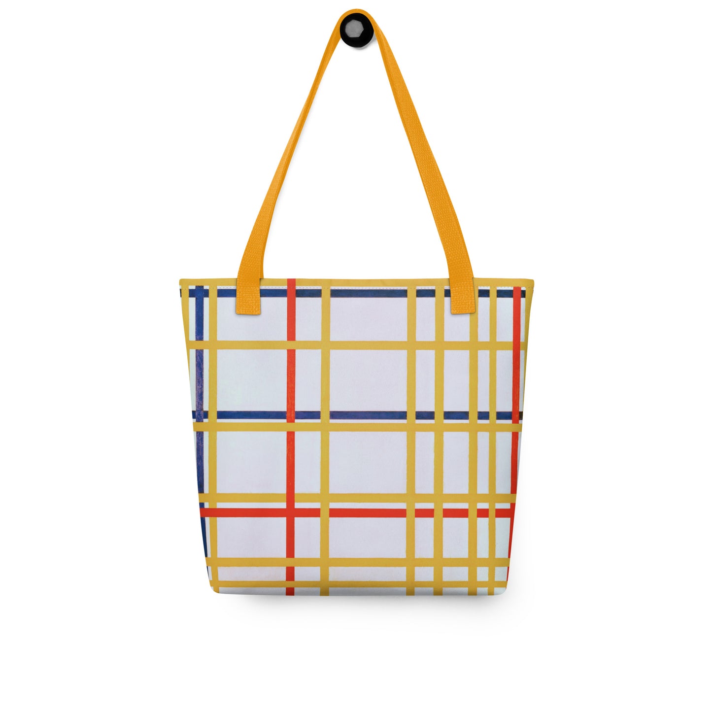 Yellow - Mondriaan New York Tote Bag – Abstract Geometry Meets Urban Chic