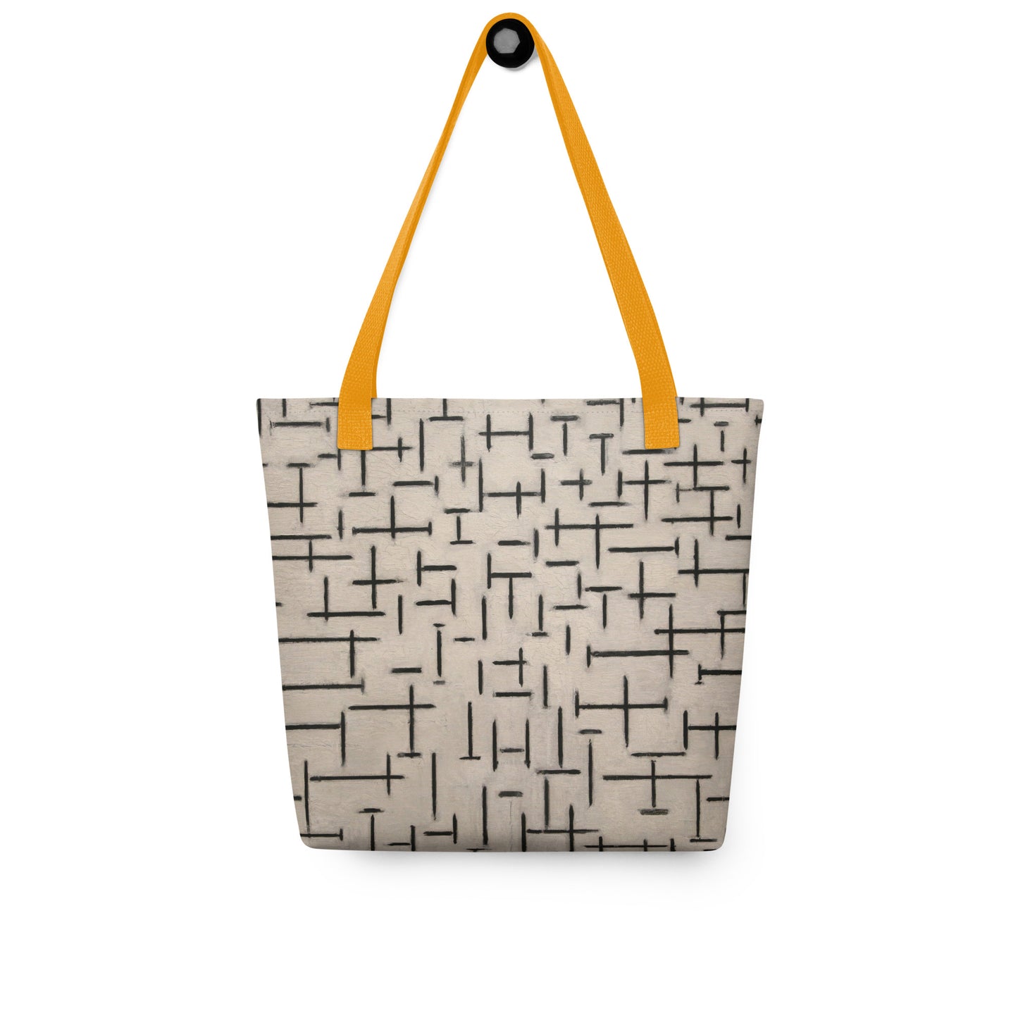 Yellow - Mondriaan Composition Tote Bag – Iconic Lines, Effortless Style