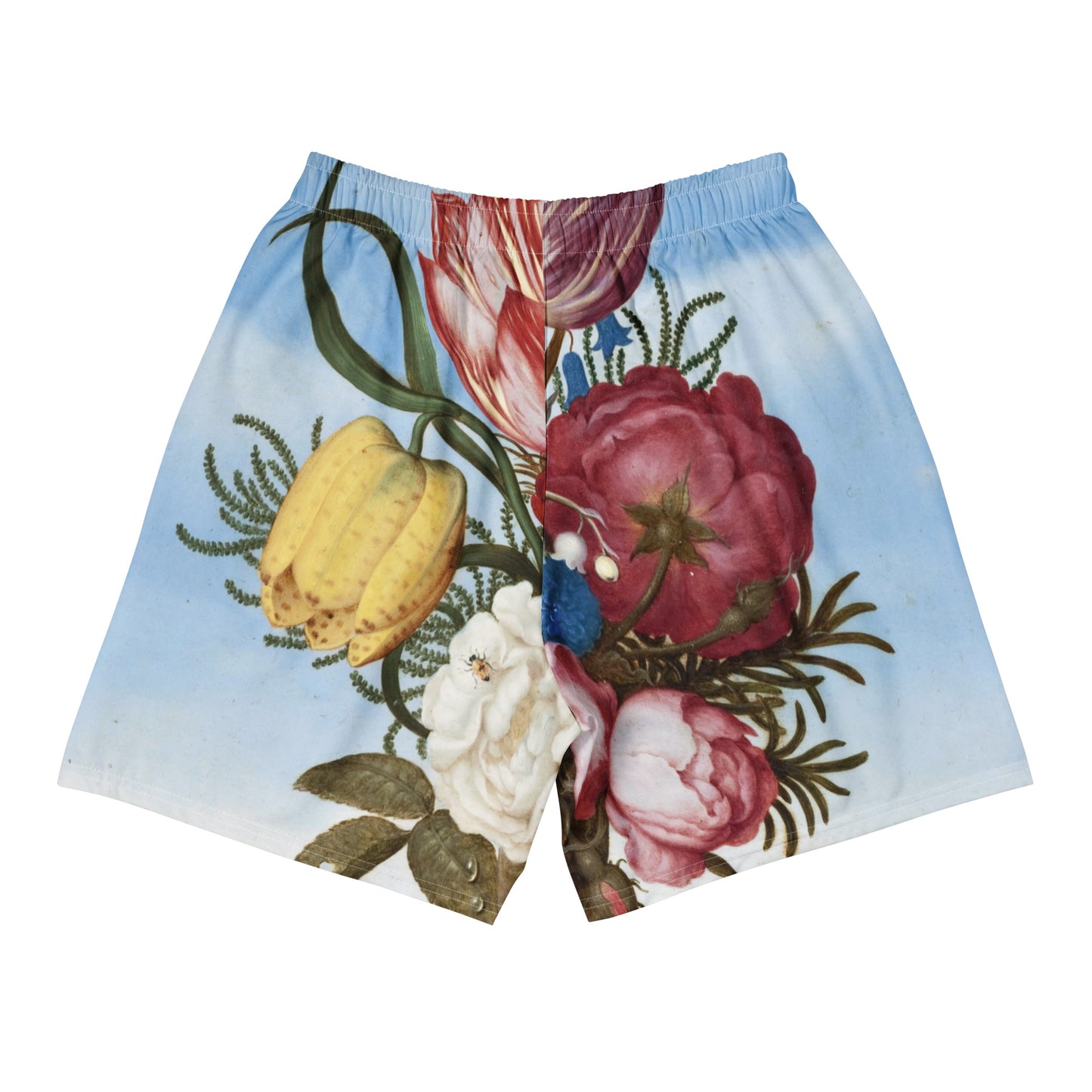 Back - Kandinsky Motion Men’s Shorts – Abstract Energy Meets Street-Ready Comfort