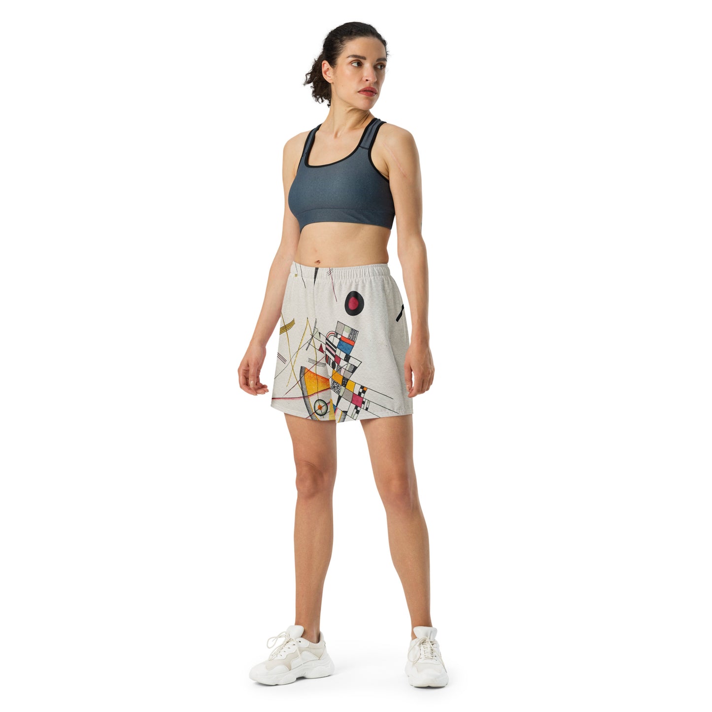 Model 2 - Kandinsky Composition Shorts – Bold Lines for the Modern Muse