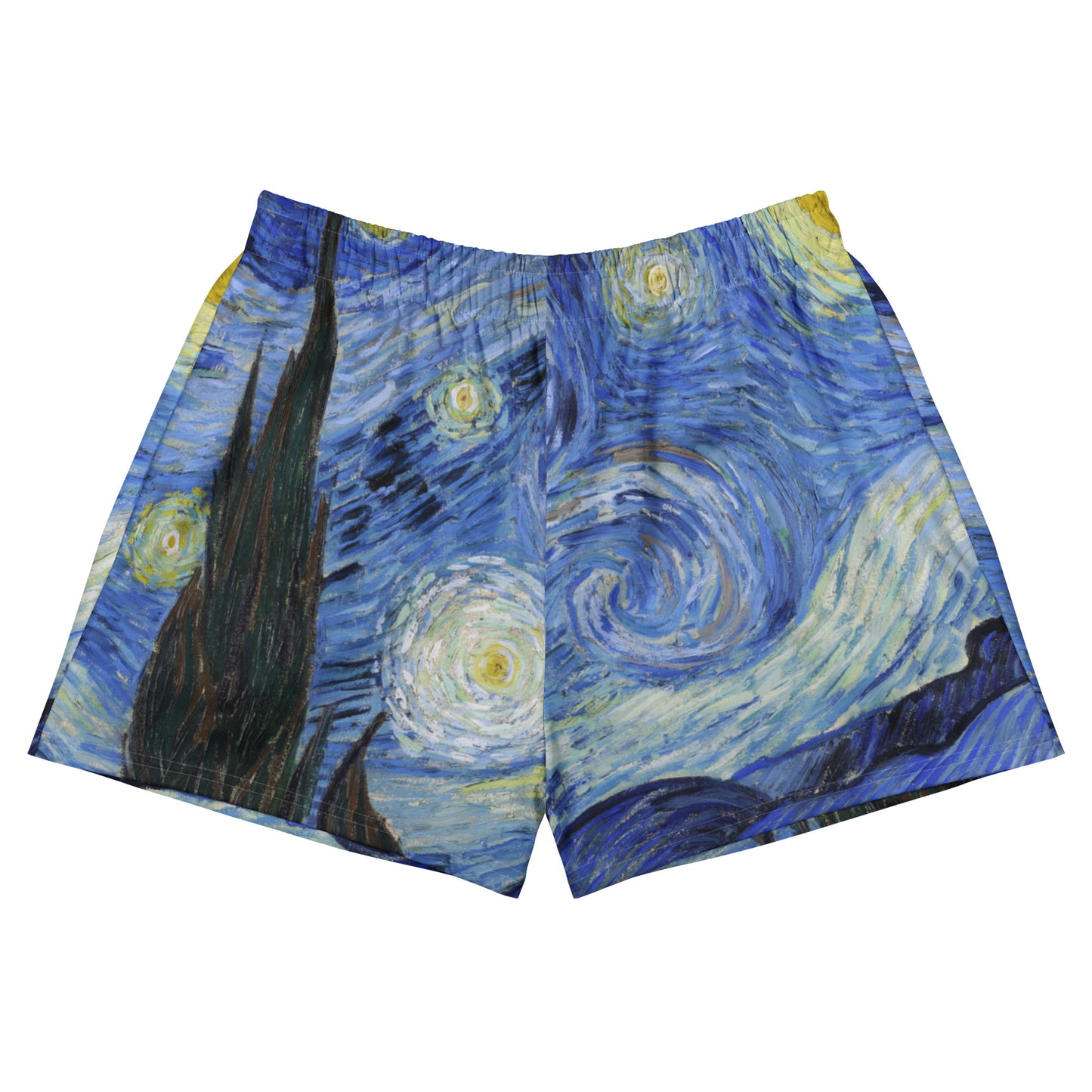 Vincent van Gogh Women’s Athletic Short Shorts – Starry Night Vibes