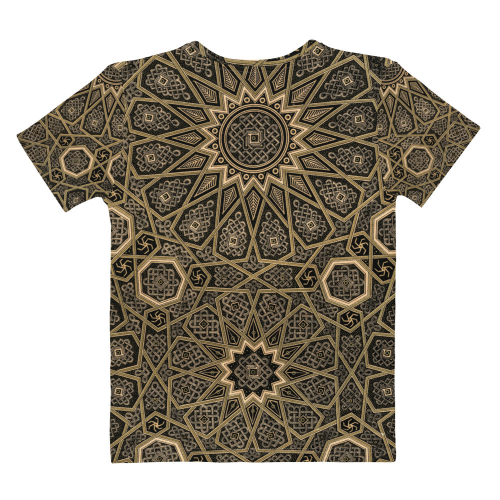 Back - Albert Racinet Women's T-Shirt – Arabian Motifs in Motion