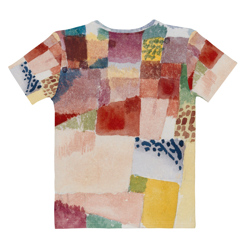 Back - Paul Klee Women's T-Shirt – Sunlit Geometry of Hammamet