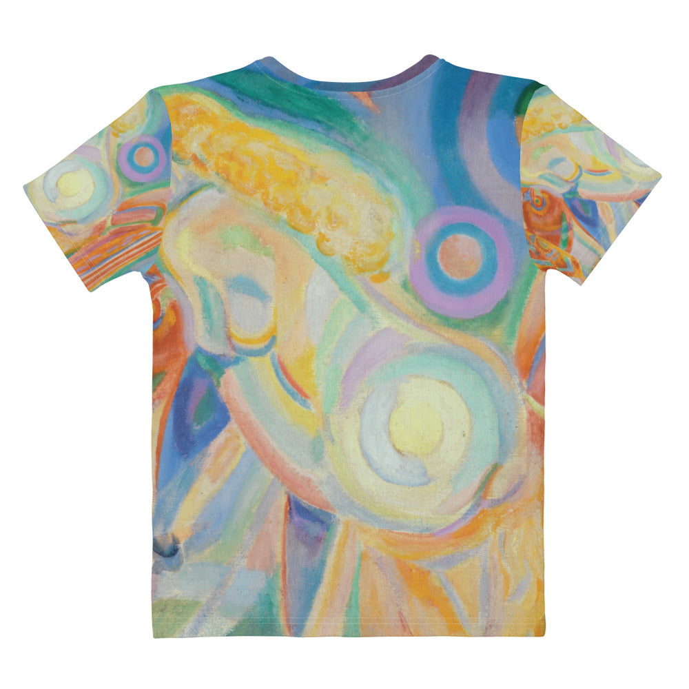 Back - Robert Delaunay Women's T-Shirt – Radiant Color in Motion