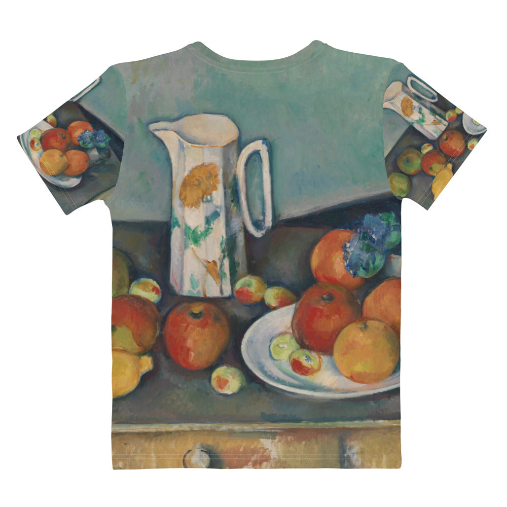 Back - Paul Cézanne Women's T-Shirt – Timeless Still Life in Motion